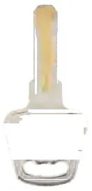 Numeración grabada en la llave