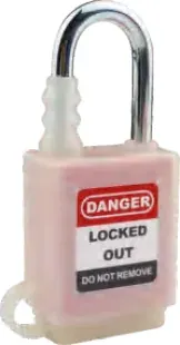 Candado de seguridad antipolvo con funda de silicona