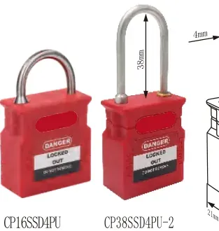 Candado de seguridad con arco automático
