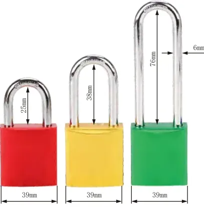 Candado de seguridad de aluminio