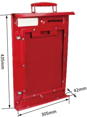 Vitrina para permisos de trabajo