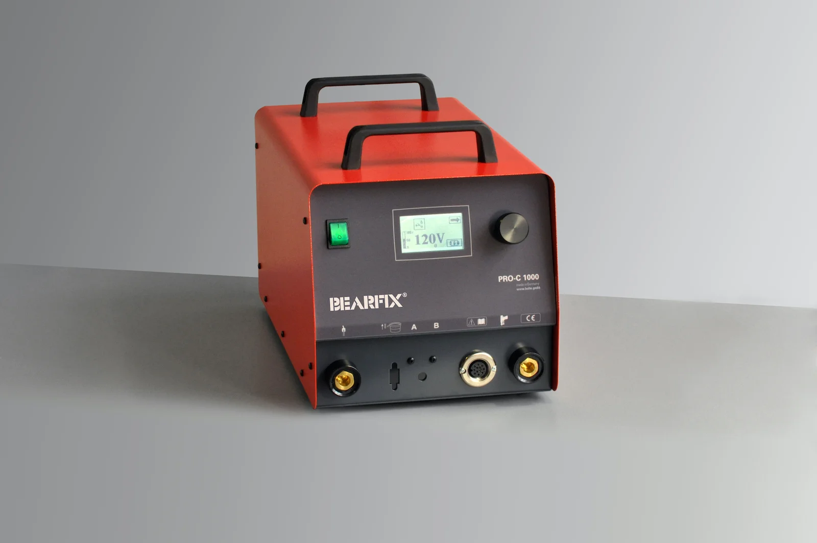 Máquina de soldar pernos PRO-C 1000 con control por microprocesador para descarga de condensadores