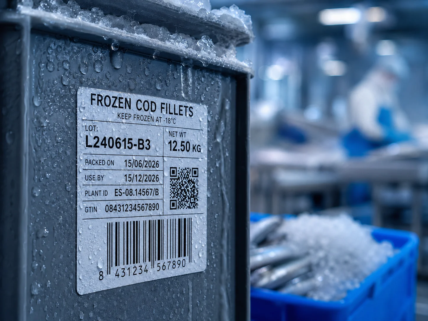 Etiquetas industriales para alimentación