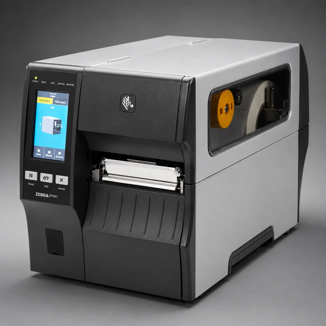 Impresora industrial Zebra ZT411 de transferencia térmica y térmico directo